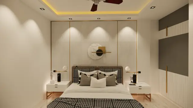 Modern bedroom design — Anuda, Jaipur