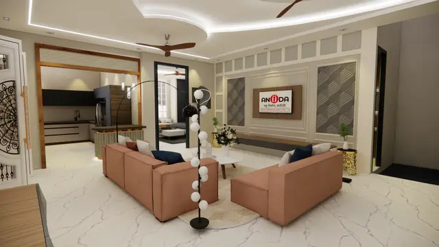 Living room design — Anuda, Jaipur